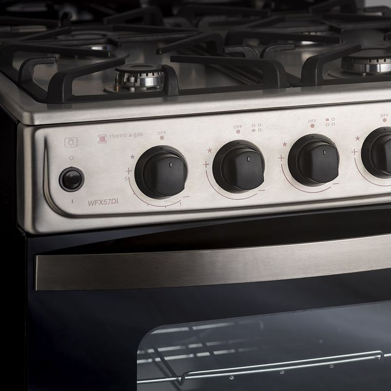 Cocina multigas 56 CM Inox - Whirlpool