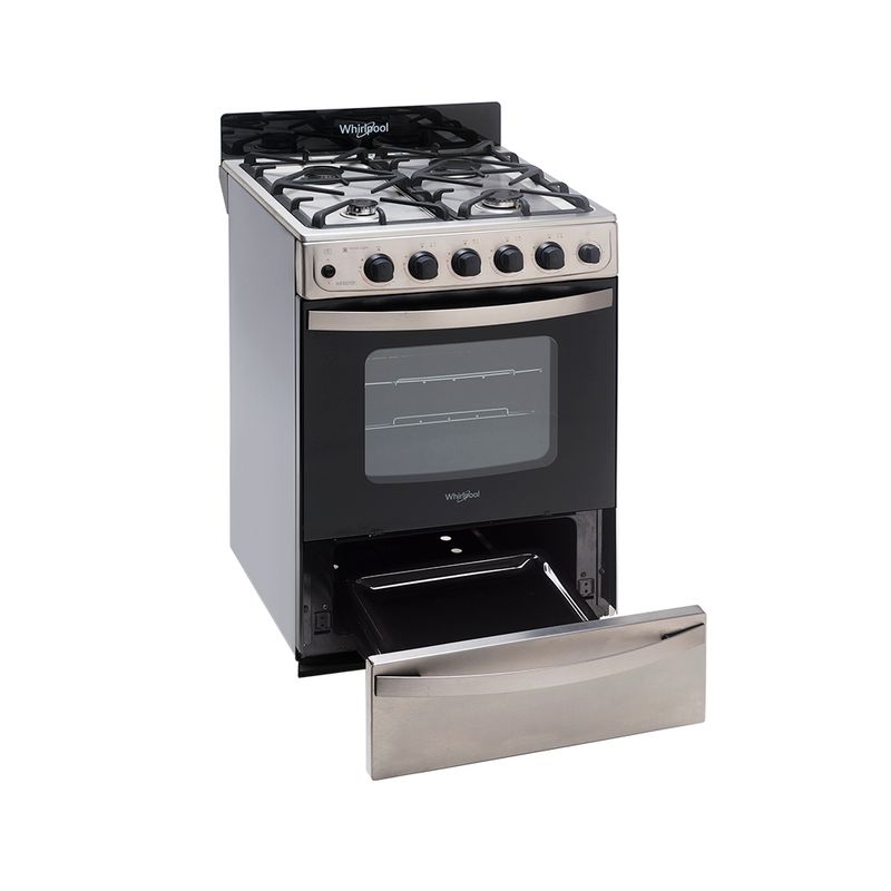 Cocina multigas 56 CM Inox - Whirlpool