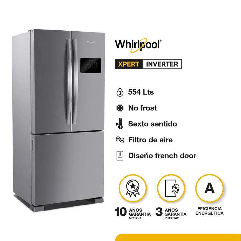 Heladera French Door 554Lts No Frost