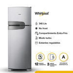 Heladera No Frost 340Lts Extra Frio Estantes Regulables