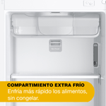 Heladera Cubetas flotantes 340Lts Extra Frio Estantes Regulables