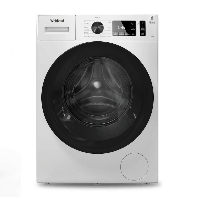 Lavarropas 9kg 1400rpm Carga Frontal Vapor