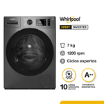 Lavarropas Carga Frontal 7 kg 1200 rpm Silver