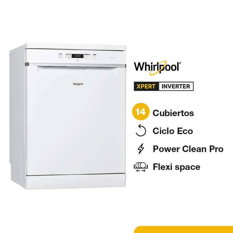 Lavavajillas Blanco 14 Cubiertos Eco Flexi Space