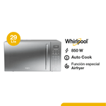 Microondas Air Fry 850 W 29 Lts Silver
