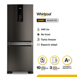 Heladera 449 Lts Control de Temperatura Turbo Negra