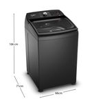 Lavarropas Carga Superior 9Kg 660rpm Quita manchas