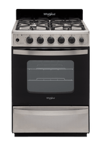 Cocina Multigas 56cm Inox Cajón parilla hierro fundido