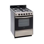 Cocina Multigas 56cm Inox Cajón parilla hierro fundido