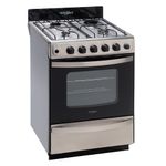 Cocina Multigas 56cm Inox Cajon parrilla a gas