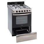 Cocina Multigas 56cm Inox Cajon parrilla a gas