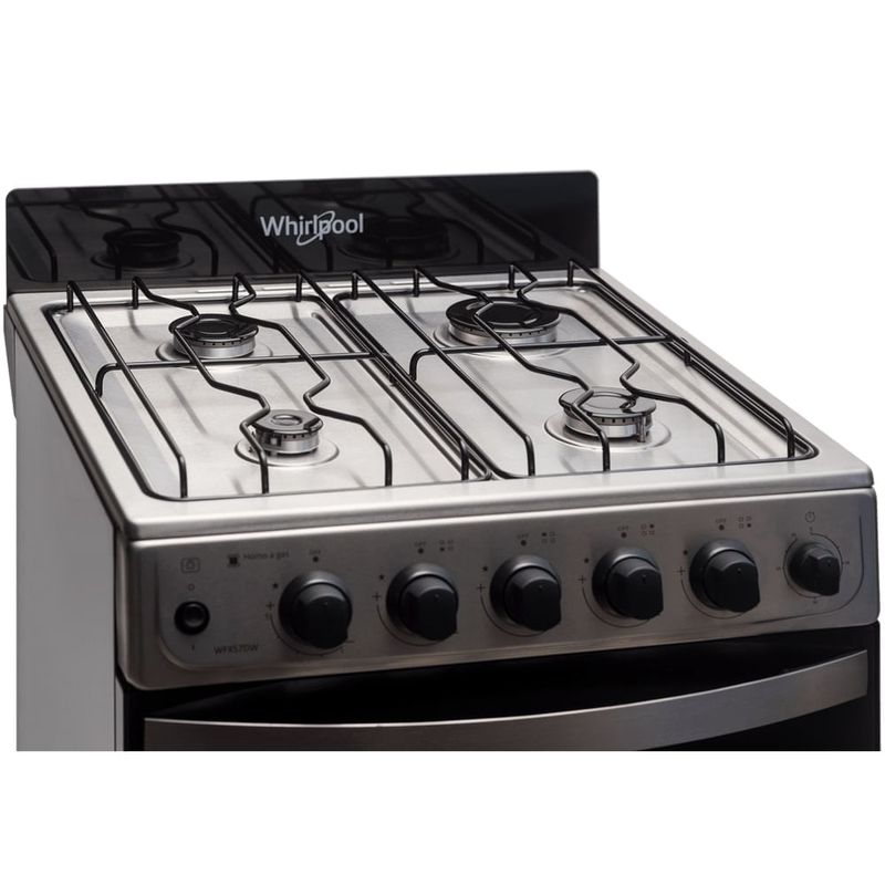 Cocina Multigas 56cm Inox Cajon parrilla a gas