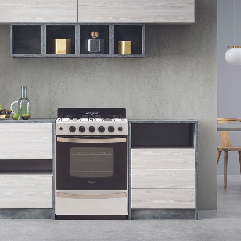 Cocina Multigas 56cm Blanca