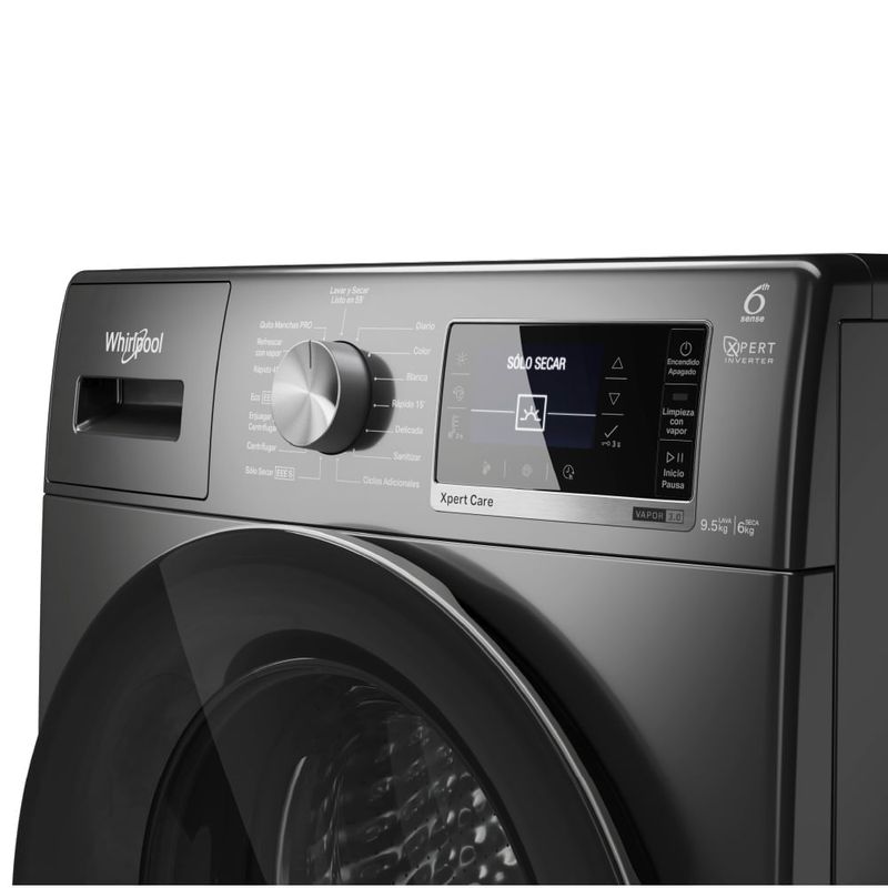 Lavasecarropas 9.5 kg 6 kg Carga Frontal 1400rpm