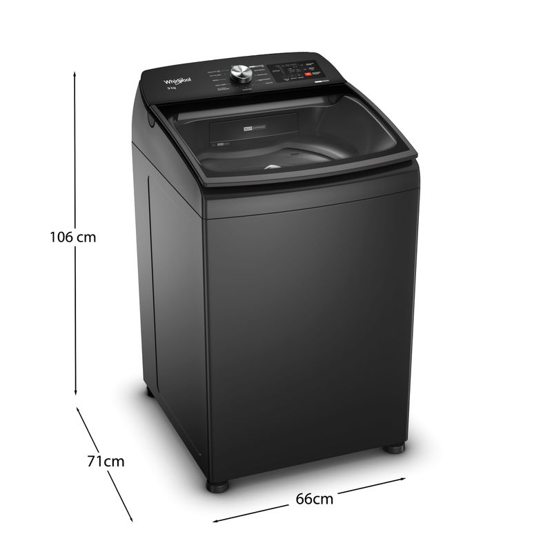 Lavarropas Carga Superior 9Kg 660rpm Quita manchas