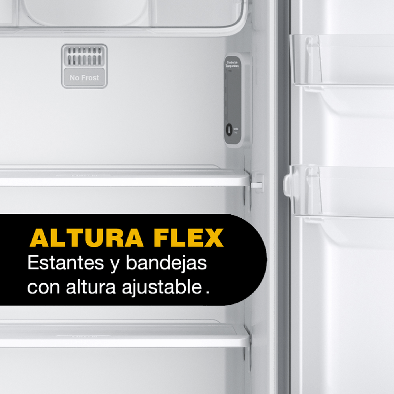Heladera Altura Flex 340Lts Extra Frio Estantes Regulables