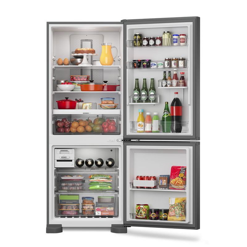 Heladera 449 Lts Control de Temperatura Turbo Negra