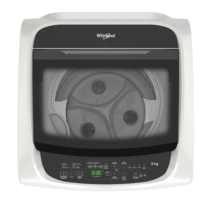 Lavarropas Carga Superior 9Kg Blanco 740 rpm