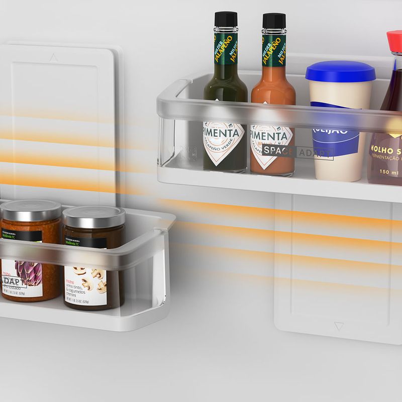 Heladera 449 Lts Control de Temperatura Turbo Negra