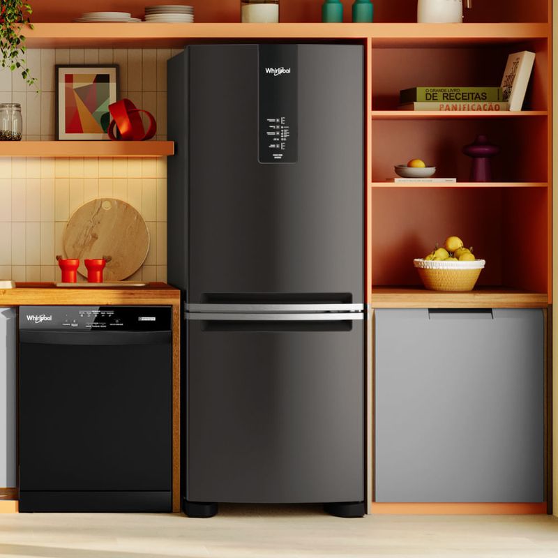 Heladera 449 Lts Control de Temperatura Turbo Negra