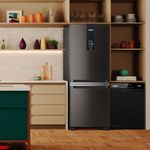 Heladera 449 Lts Control de Temperatura Turbo Negra