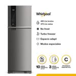 Heladera Whirlpool Top Mount No Frost 375 Lts